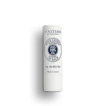 L'Occitane Ultra-Rich 10% Shea Butter Nourishing Lip Balm Stick: Moisturize Dry Lips, Twist Up, Softening, With Beeswax and Castor Oil, Silicone-Free
